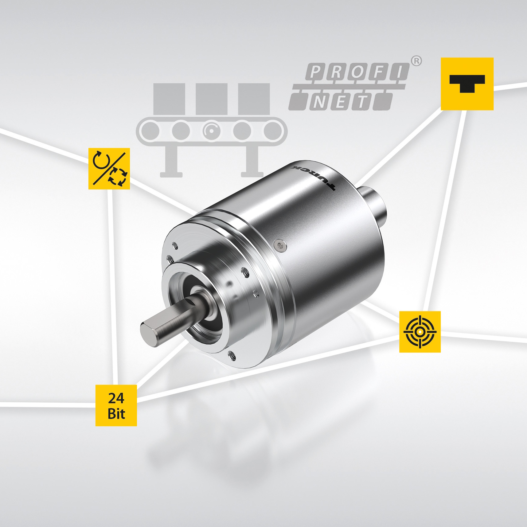 Hochauflösende Profinet-Absolut-Drehgeber